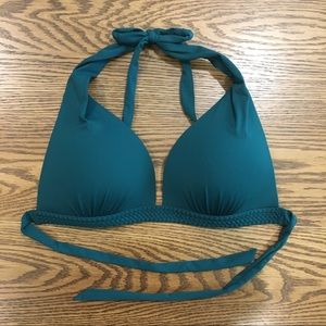 Dark Green Bikini Top